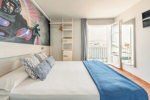 Premium Penthouse, Terrace, Sea View (Building A) | Desk, iron/ironing board, free WiFi, bed sheets - Ryans La Marina (Ibiza Town)