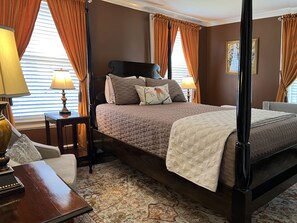 Suíte superluxo, 1 cama Queen, banheiro privativo | 1 quarto, roupas de cama de algodão egípcio, roupas de cama premium