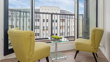 Grand-lejlighed - 3 soveværelser | Udsigt fra balkon