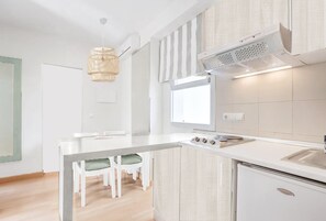 Apartamento, 2 quartos, terraço | Cofres nos quartos, quartos à prova de som, berços grátis