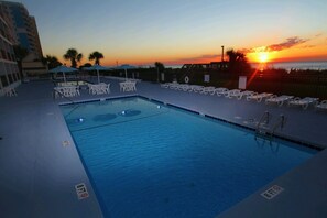 Seasonal outdoor pool