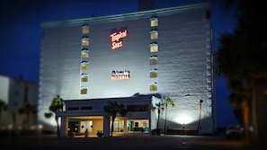 Front of property – evening/night