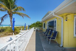 Gulfront 2 Bedroom Unit #1 (at White Sands) | Balcony view