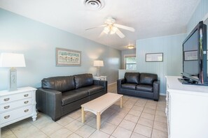 1 Bedroom Pool Front Units #3, #4, & #5, (at White Sands) | Living room