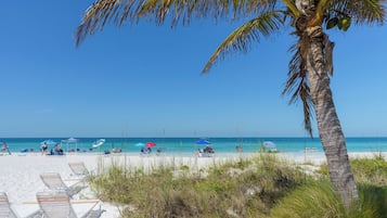 Beach nearby, white sand