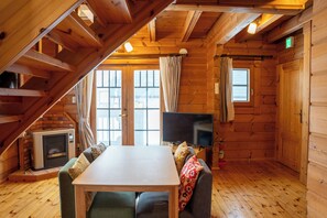 1 Bedroom Loghouse Nisse | Living area - Niseko Hirafu Izumikyo Rental Cottage (Kutchan)