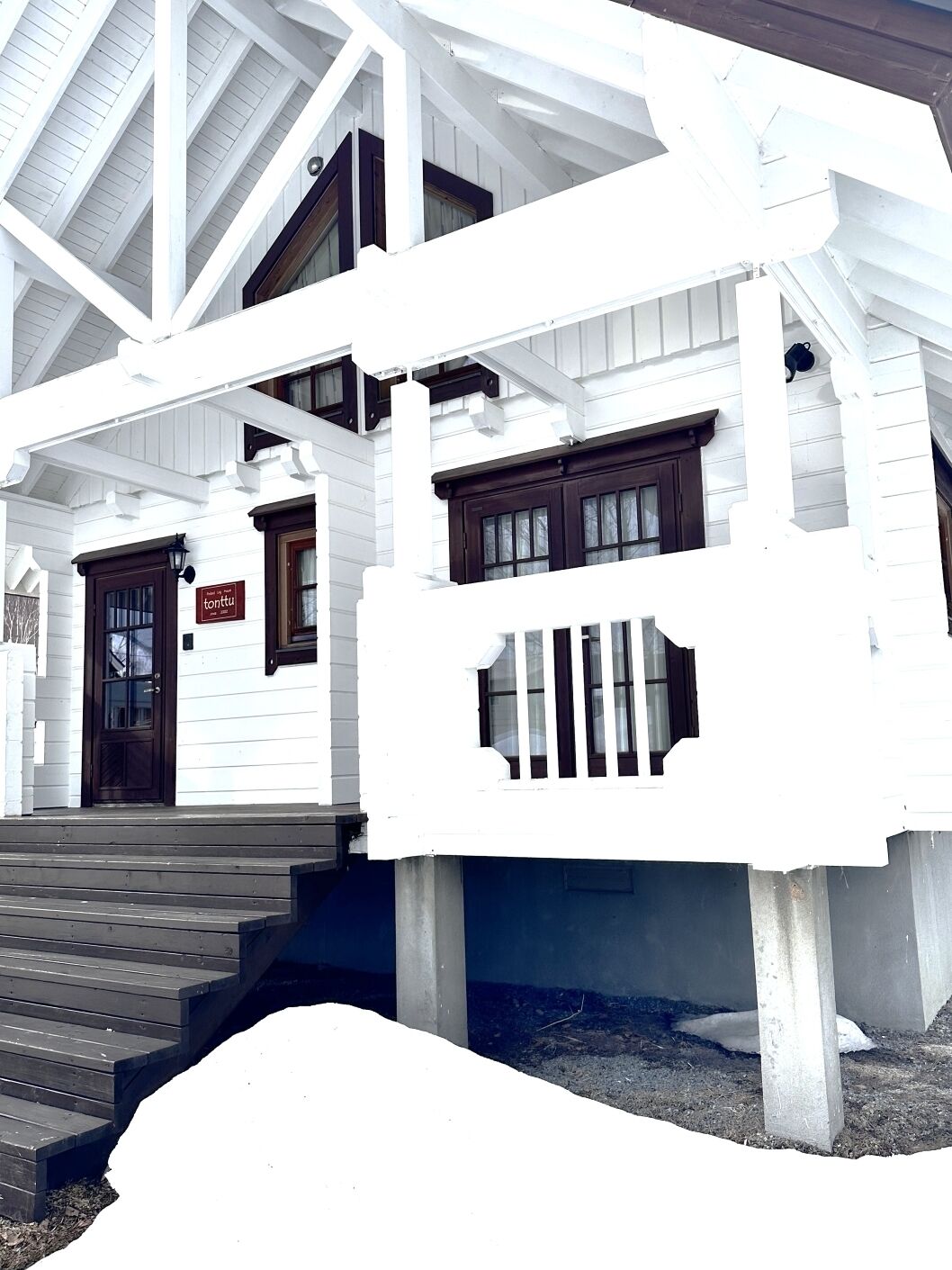 One Bedroom Loghouse Tonttu | Individually decorated, individually furnished, bed sheets