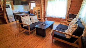 Cottage, 2 slaapkamers (Cosy loghouse, Stay) | Woonruimte