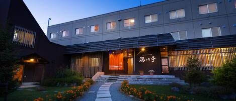 Front of property – evening/night