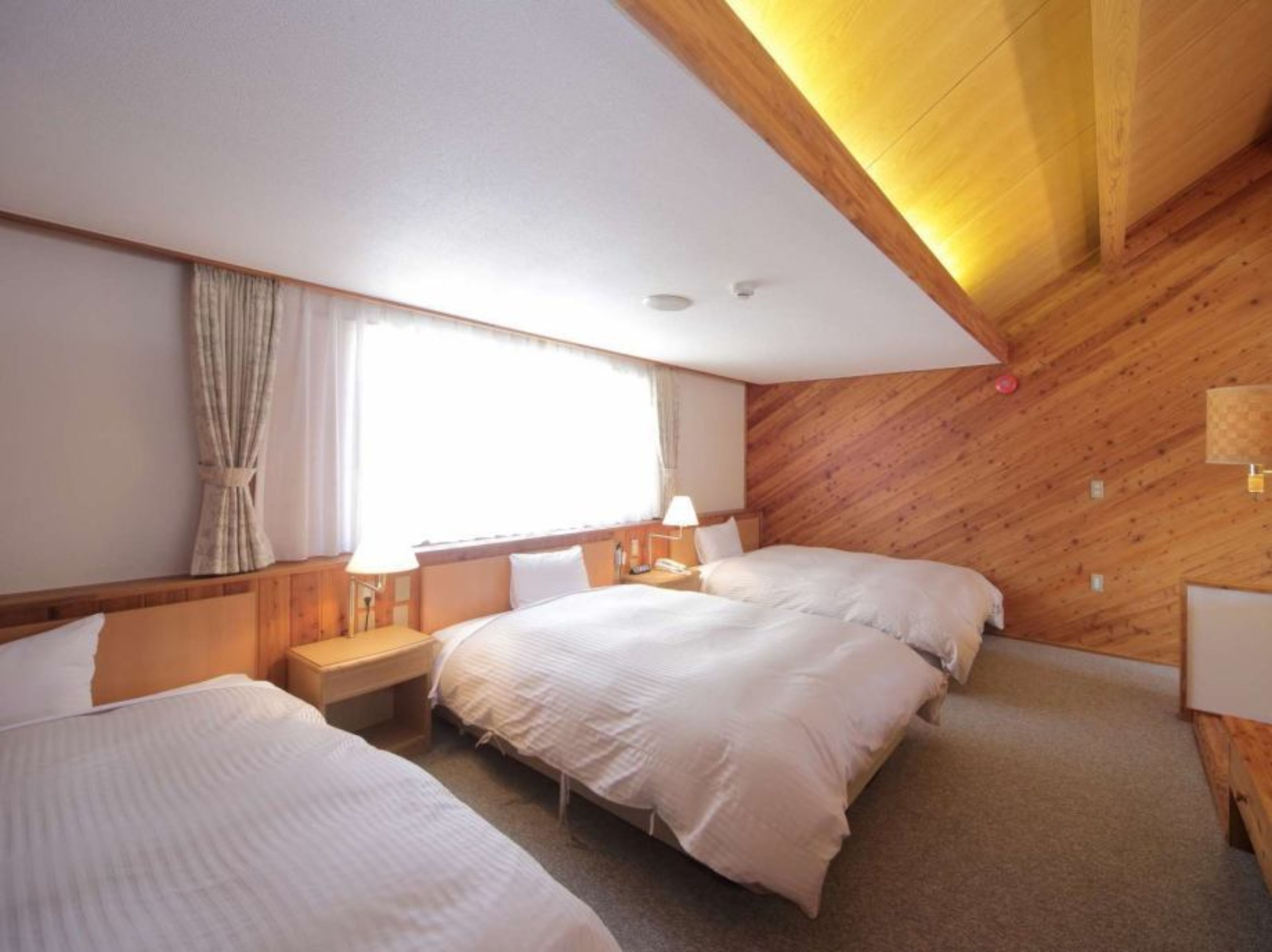 hotel triple room | desk, laptop workspace, iron/ironing board, free wifi