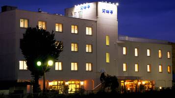 Front of property – evening/night