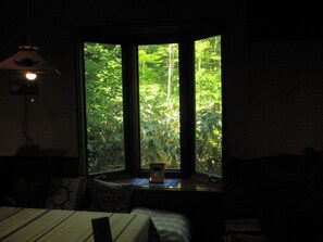 Blick von der Unterkunft