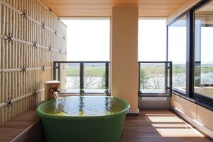 Japanese Western Style Room, w/ Private Open-air Bath (10 tatami mats + Twin) Special Room Meigetsu | View from room