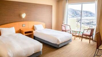Habitación estándar con 2 camas individuales, vistas al mar
