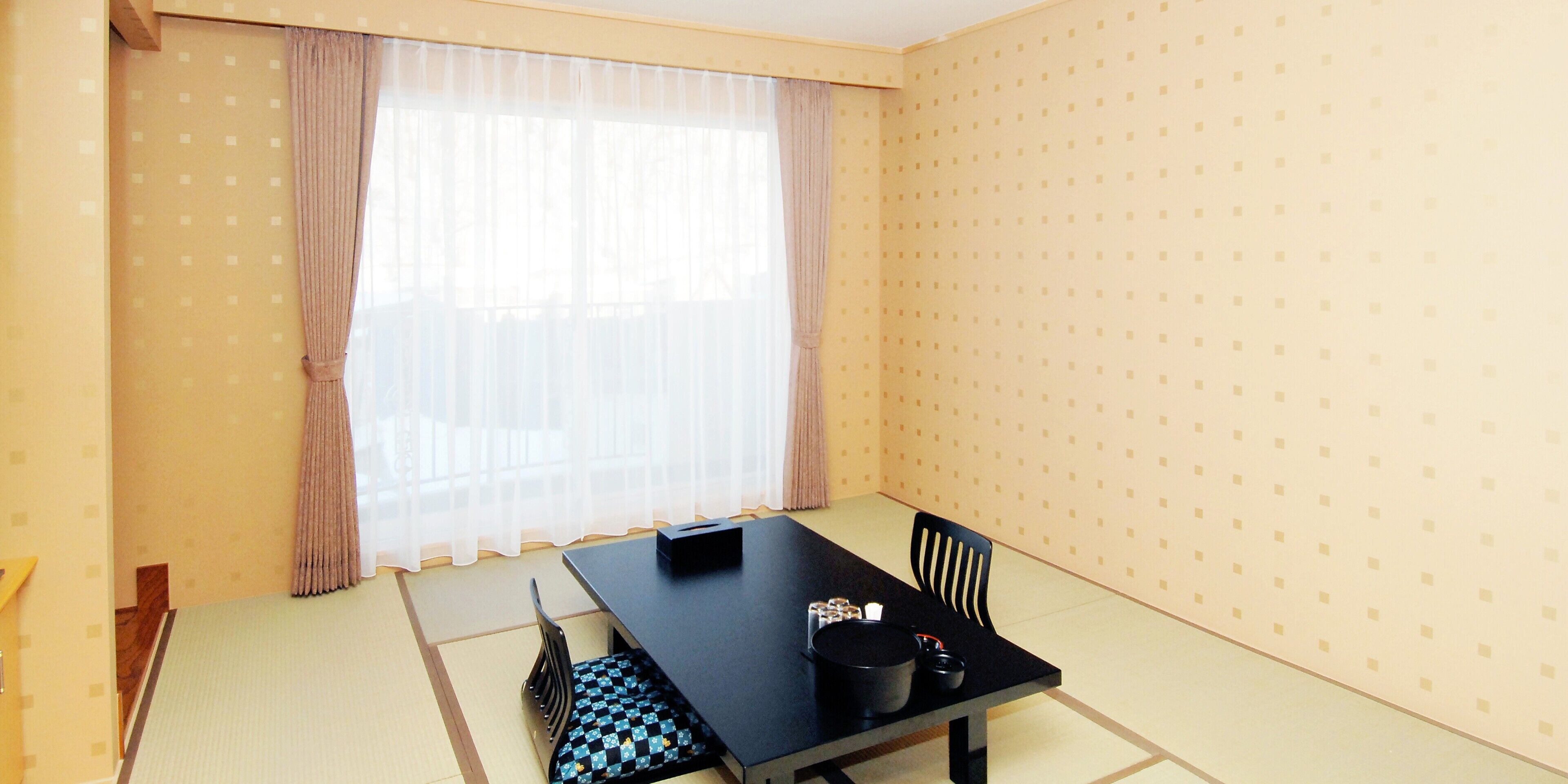 Chambre quadruple de style japonais, vue montagne