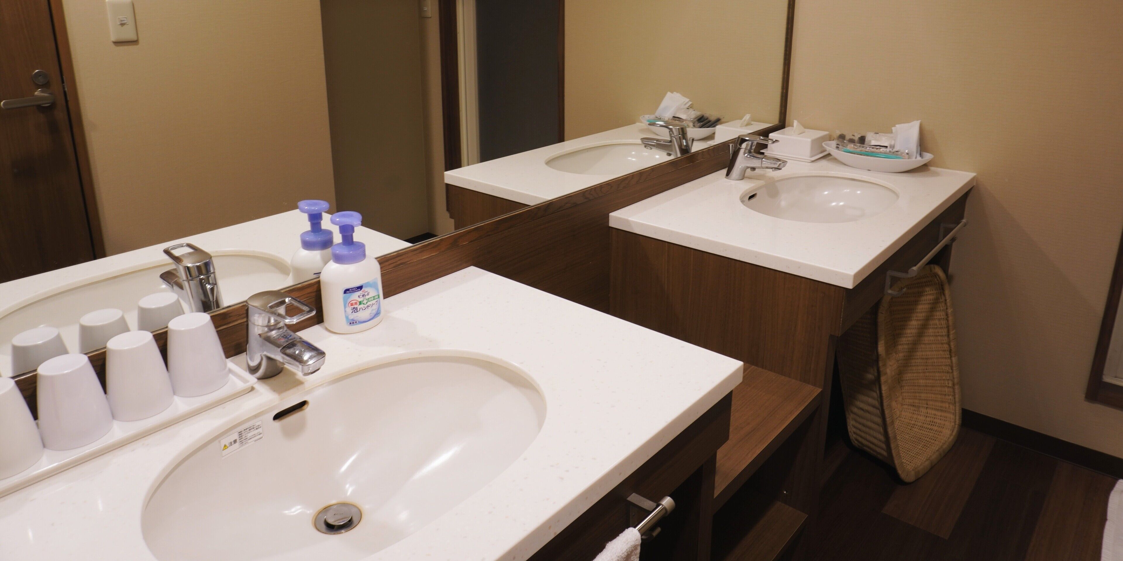 free toiletries, hair dryer, slippers, electronic bidet