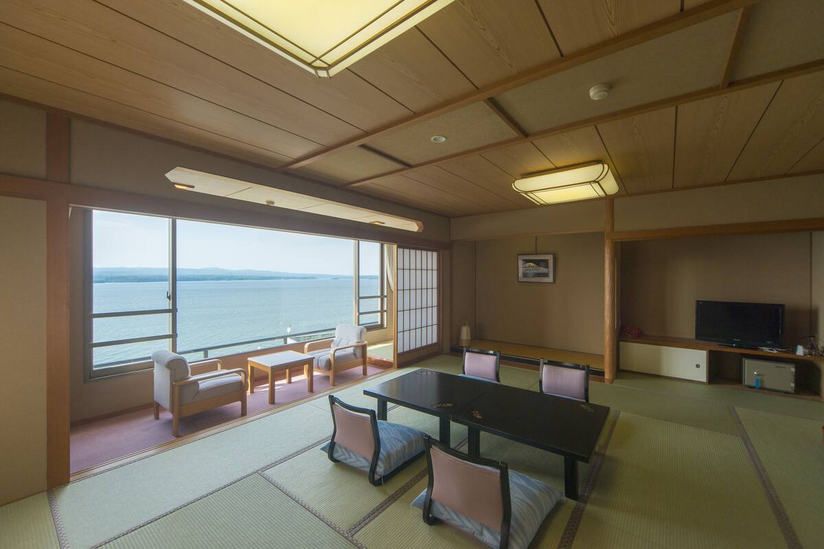Habitación tradicional, fumadores, vistas al mar (Japanese Style, New Building) | Caja fuerte