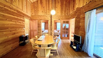 村舍 (Private Cottage - Log) | 起居区 | 液晶电视