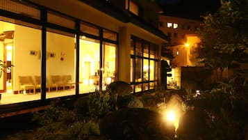 Front of property - evening/night