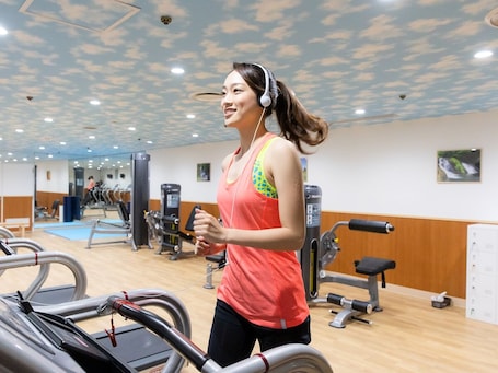 Fitness facility. Hanamaki Onsen Hotel Hanamaki