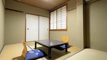 Japanese Style Room for 2 People, Shared Toilet | In-room safe, bed sheets