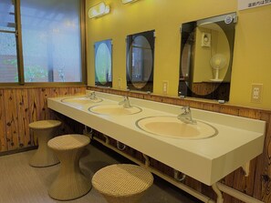 Free toiletries, hair dryer, slippers, towels