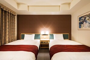 Deluxe Twin Room, Non Smoking | Desk, blackout curtains, free WiFi, bed sheets - Utsunomiya Tobu Hotel Grande (Utsunomiya)