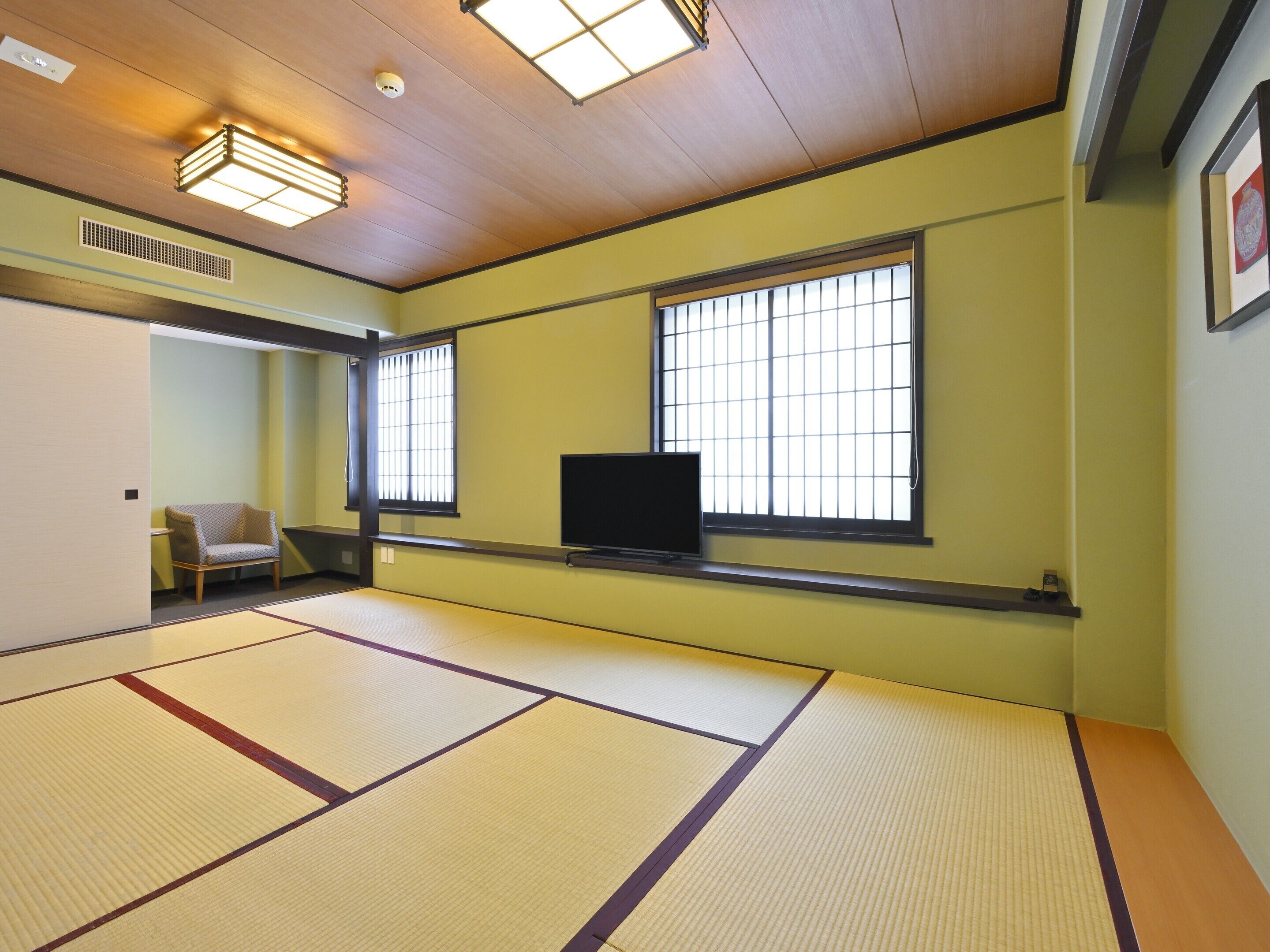 japanese tatami room (futon will be provided to adult only) | desk, laptop workspace, free wifi, bed sheets