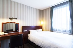 Standard Single Room, Smoking | Blackout drapes, soundproofing, iron/ironing board, free WiFi - Tsukuba No Yu Urban Hotel (Tsukuba)