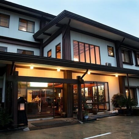 Exterior detail. Tsukuba Town Hotel