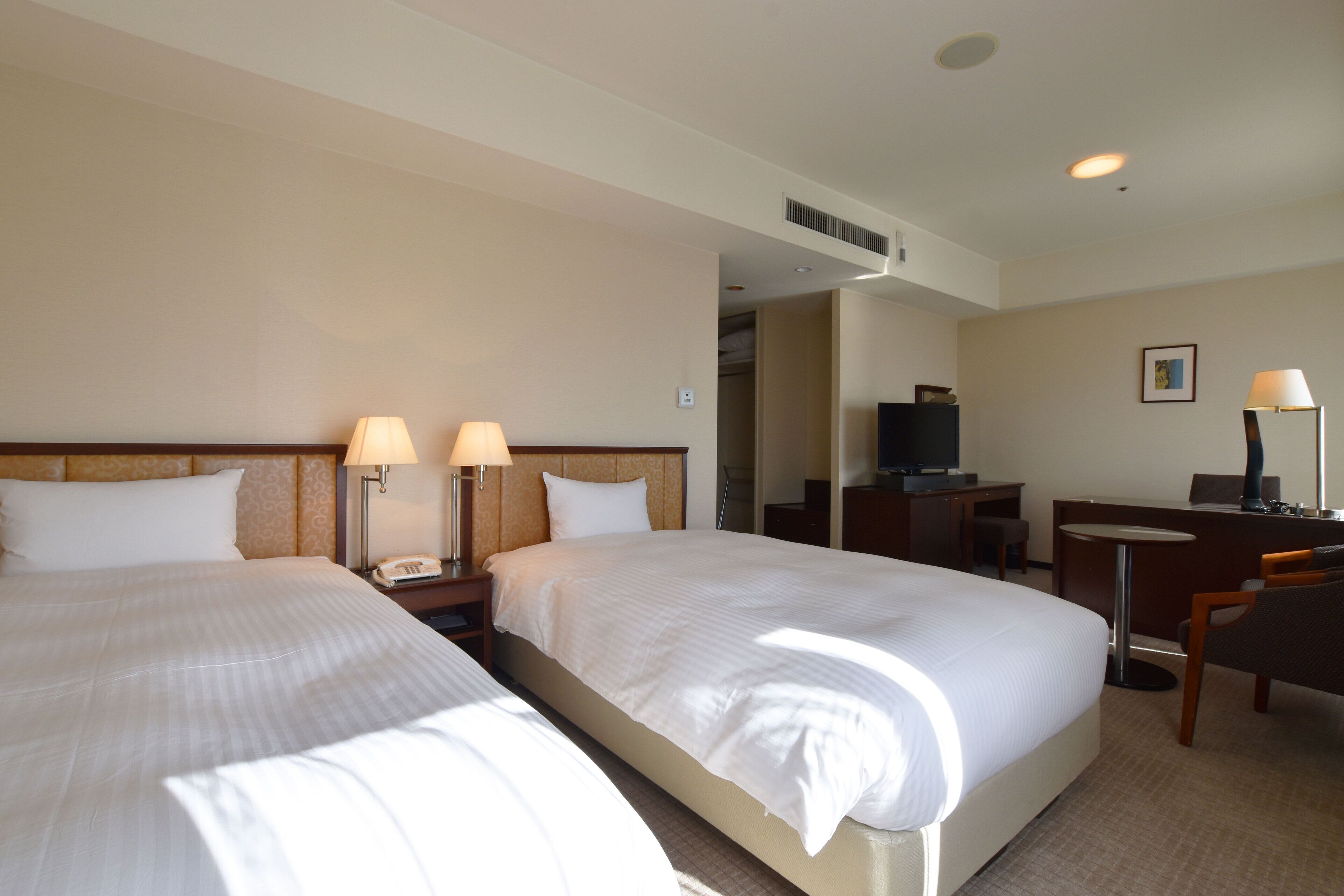 Deluxe Twin Room, Non Smoking | Blackout drapes, iron/ironing board, free WiFi