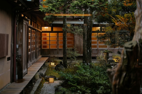 Shakunage Japanese style Luxury Villa with Outside Bath / River View | Premium bedding, down comforters, pillowtop beds, free minibar