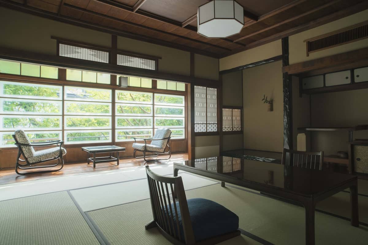 Traditionele driepersoonskamer, uitzicht op rivier (Japanese-Style) | 1 slaapkamer, luxe beddengoed, donzen dekbedden, pillowtop-bedden