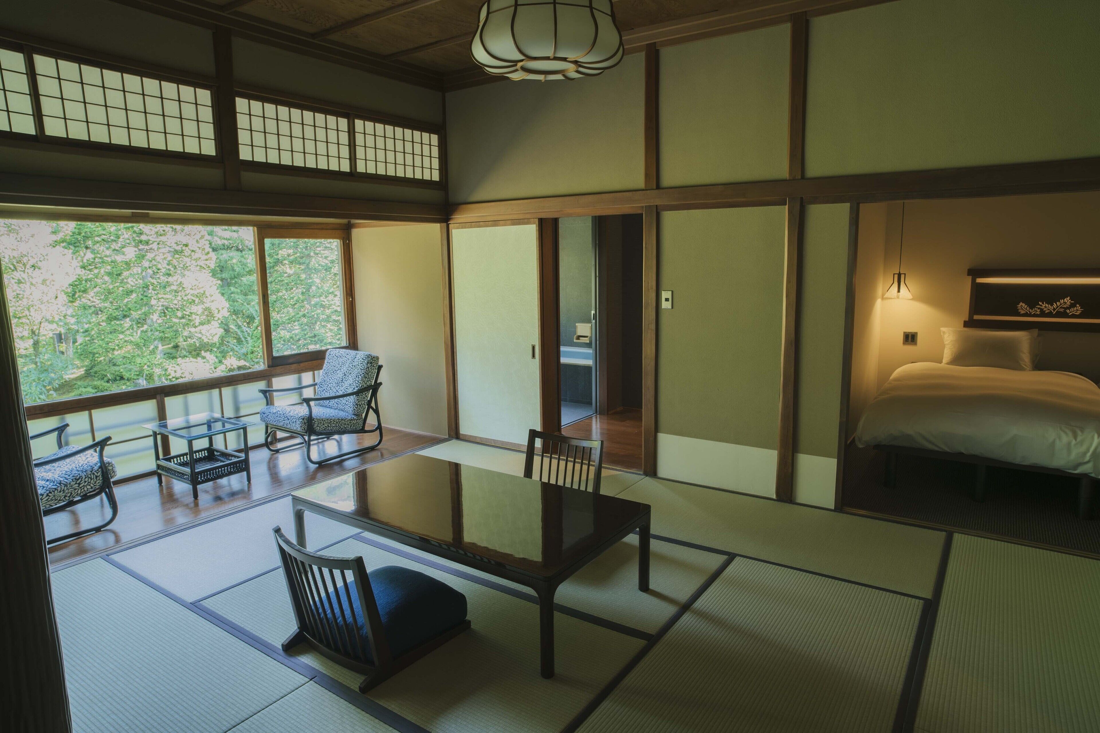 MATSUKAZE Japanese-Western style room with Garden View | Premium bedding, down comforters, pillowtop beds, free minibar