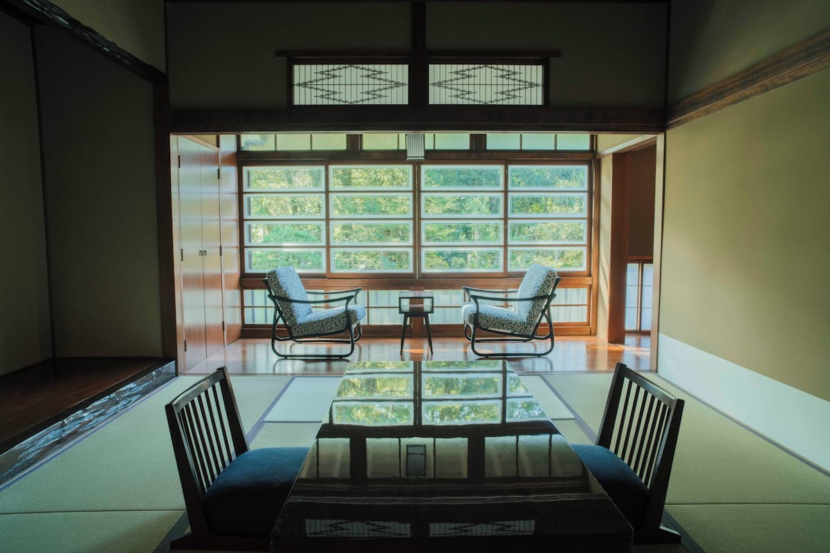 RINDOU Japanese-Style Twin Room with Garden View | 1 bedroom, premium bedding, down comforters, pillowtop beds