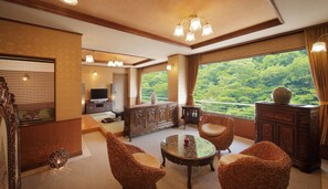 Standard Room with Tatami area, River View - Isshinkan (Nikko)