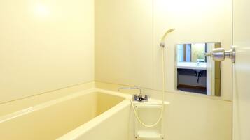 Japanese Style Room, Non Smoking | Bathroom | Slippers, electronic bidet, towels