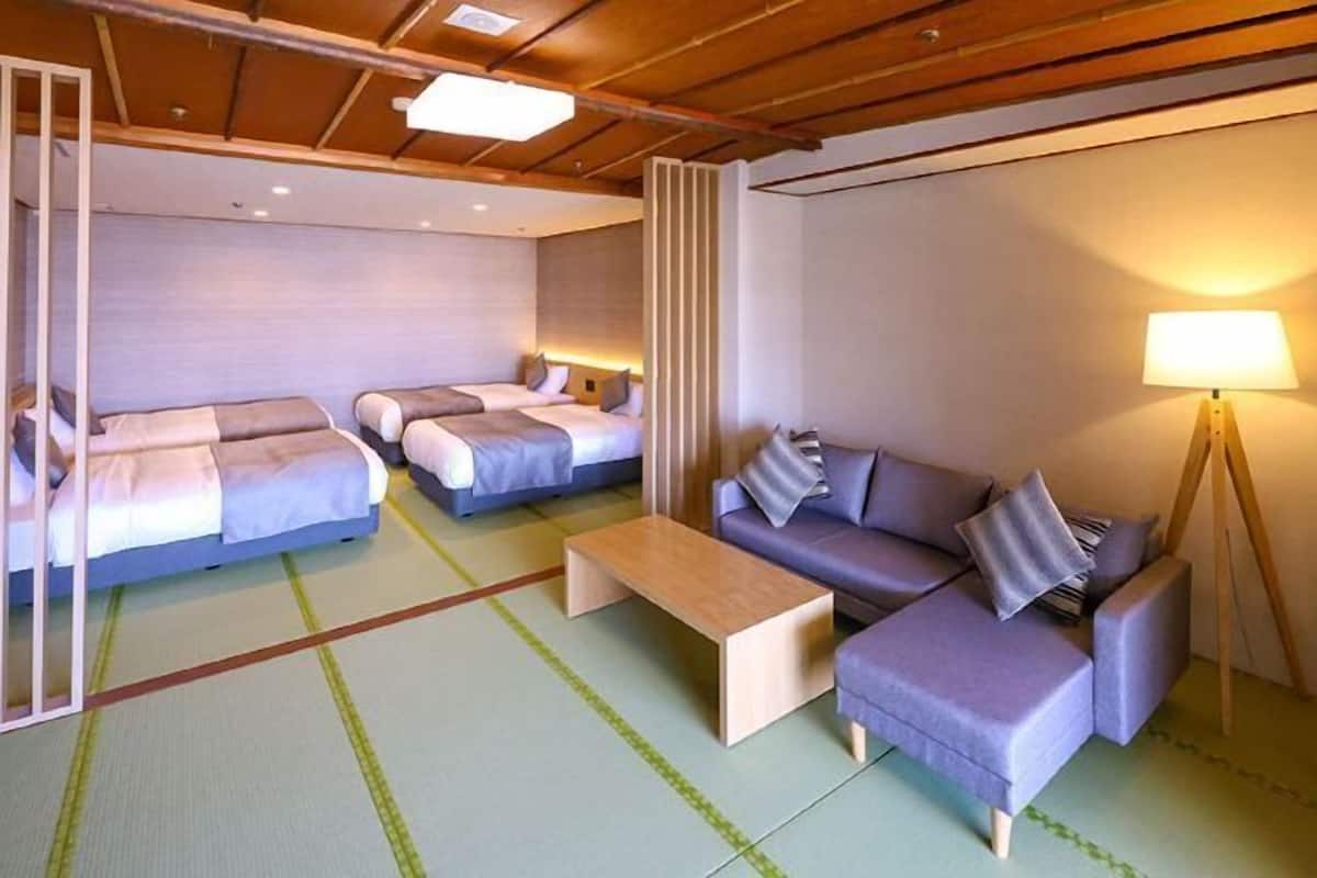 1 bedroom, individually decorated, bed sheets