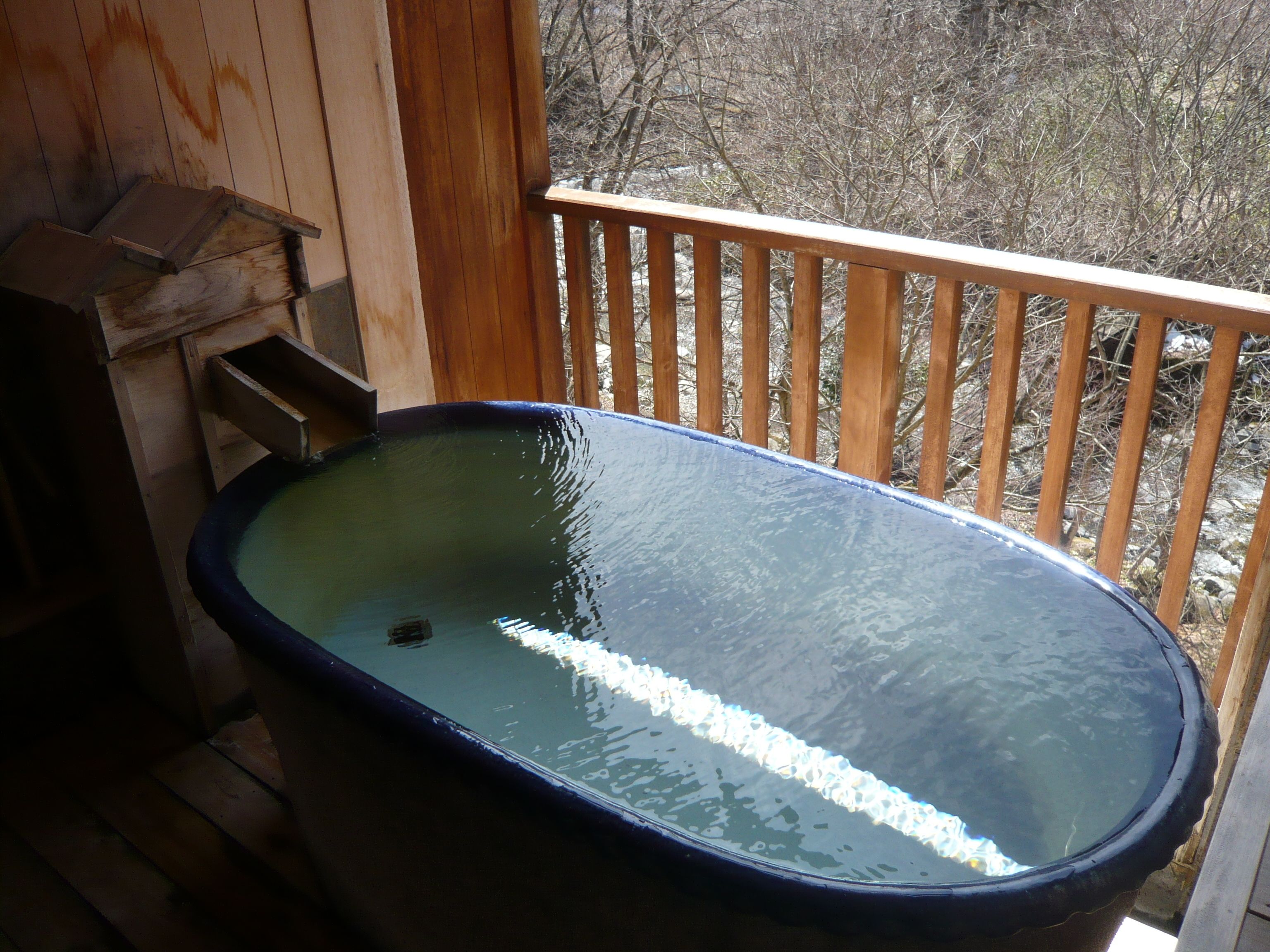 japanese style room with openair bath, non smoking | deep-soaking bathtub