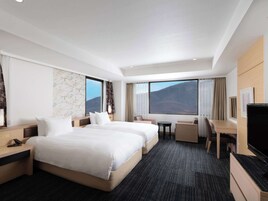 Privilege, Deluxe Suite, 2 Twin Beds, Mountain View | In-room safe, iron/ironing board, free WiFi, bed sheets