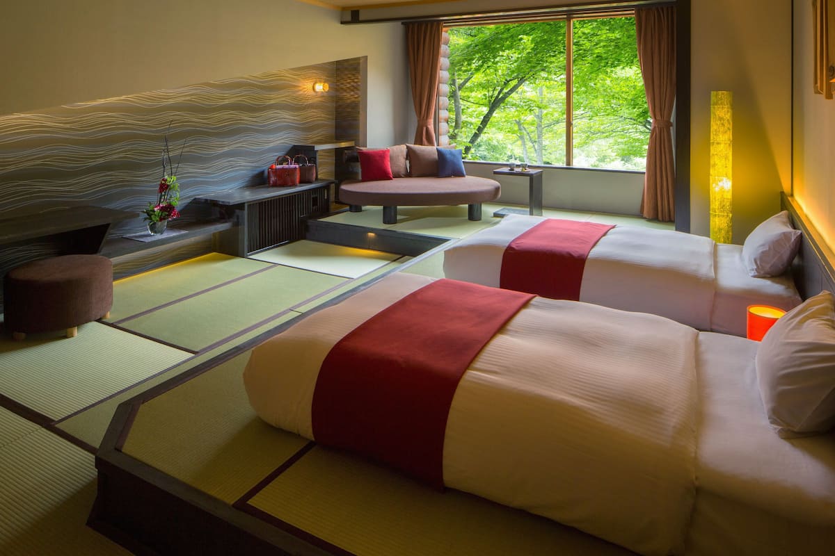 Mountain stream side Japanese-style room