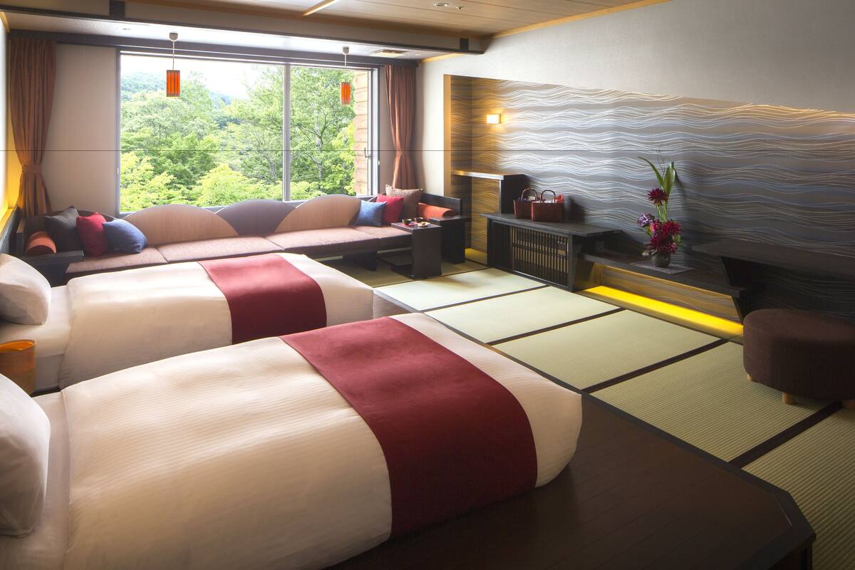 ห้องทราดิชันนัล (Japanese Style, 4 People) | ตู้นิรภัยในห้องพัก, โต๊ะทำงาน, ผ้าม่านกันแสง, Wi-Fi ฟรี