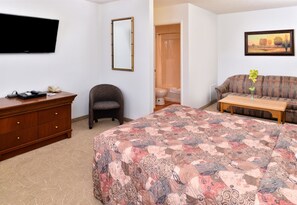 In-room safe, desk, blackout drapes, iron/ironing board