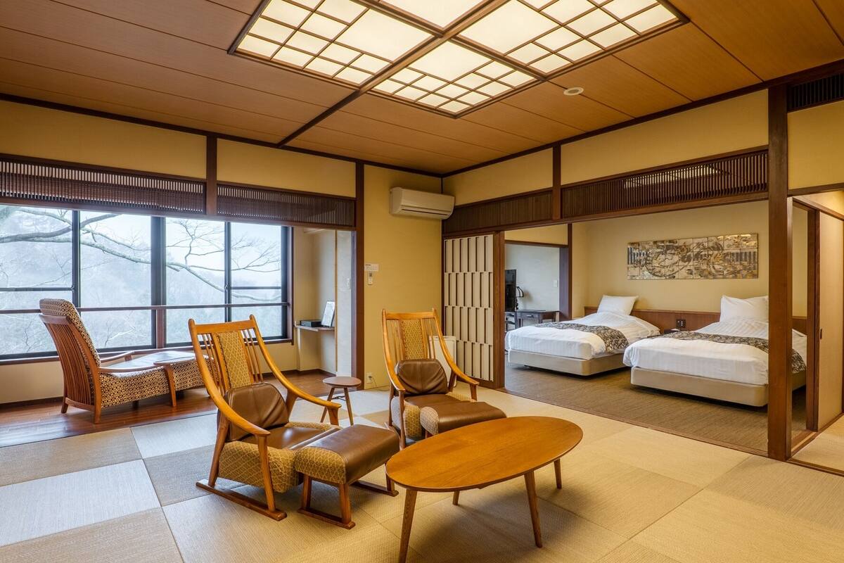 客房, 非吸煙房 (Suite with Tatami Area) | 免費 Wi-Fi、床單