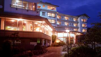 Front of property - evening/night