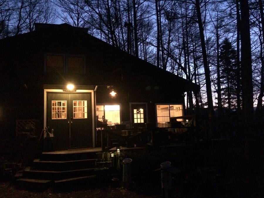 Front of property – evening/night