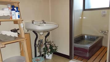 Free toiletries, slippers, towels