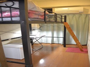 Basic Single Room, 1 Twin Bed | Desk, free WiFi - Yokohama Hostel Village Hayashi Kaikan (Yokohama)
