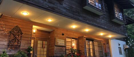 Front of property - evening/night