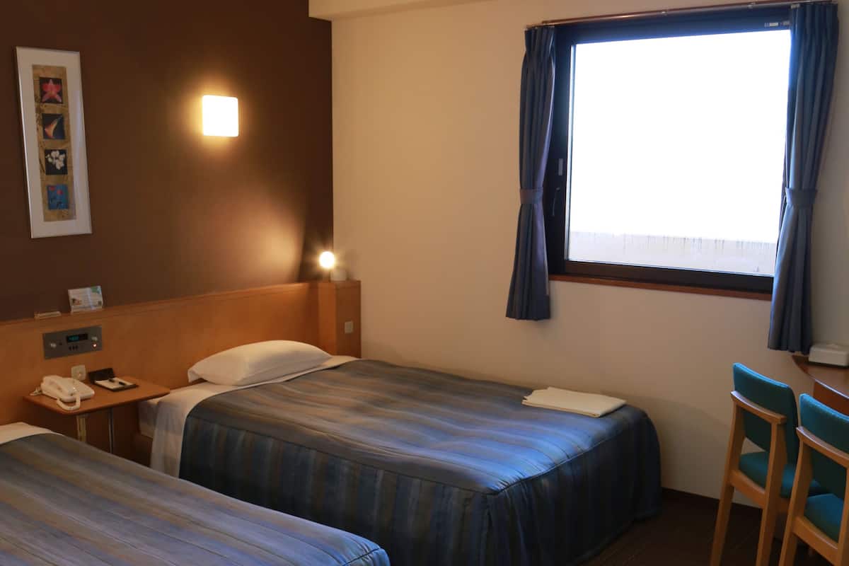 Habitación con 2 camas individuales, fumadores | Wifi gratis y ropa de cama